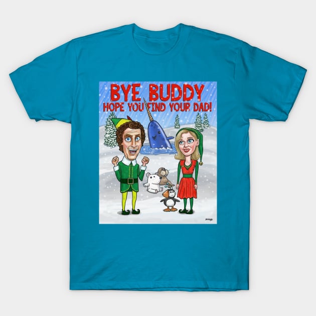 Bye Buddy T-Shirt by mcillustrator